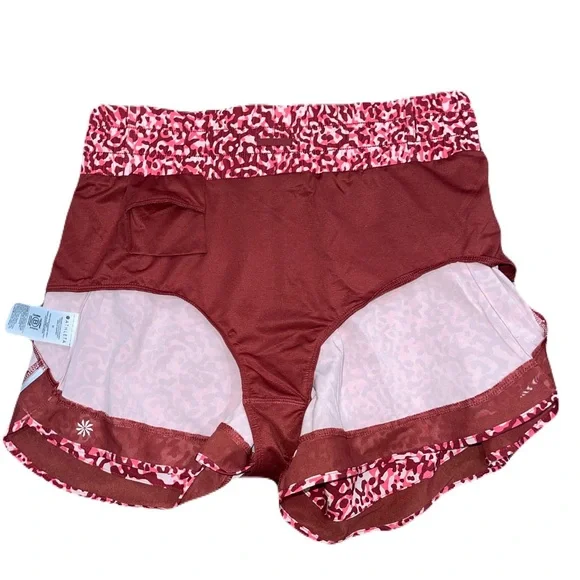 ATHLETA Mesh Racer Run High Rise 3" Shorts New With Tags - Picture 8 of 13